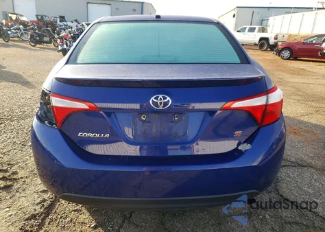 2015 Toyota Corolla L из США, поврежденный, VIN 2T1BURHE2FC307539